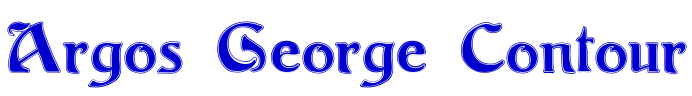 Argos George Contour الخط